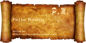Pelle Mihály névjegykártya